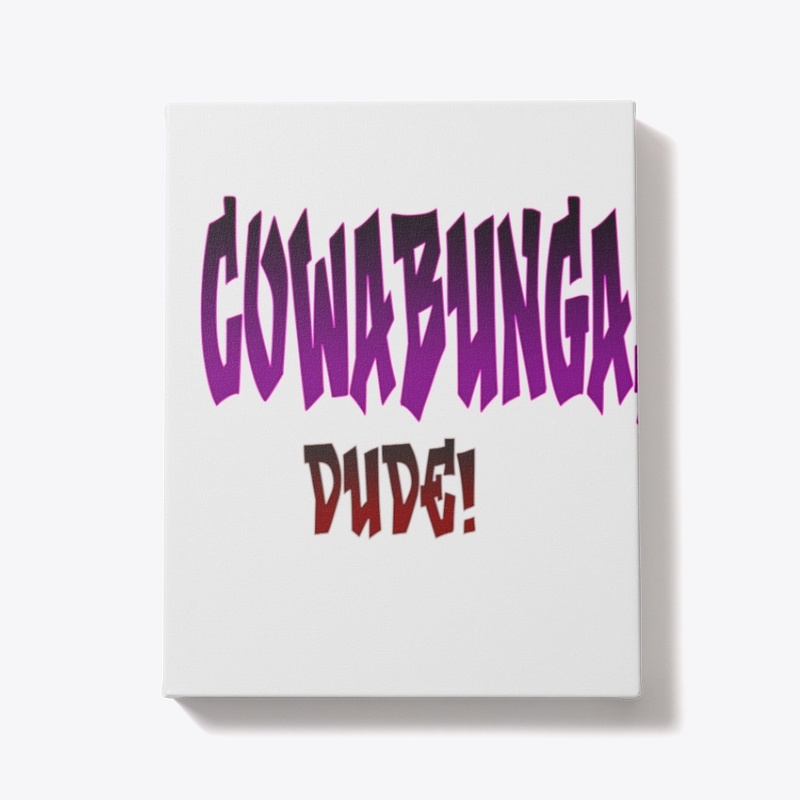 Cowabunga, dude! 3d design illustration