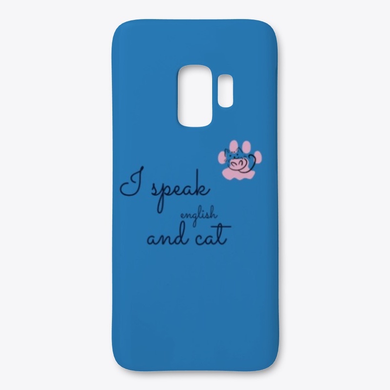 I speak english, and cat