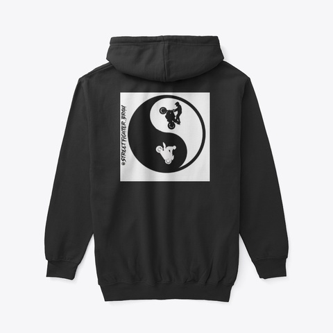 Street Fighter Brah Gear Black T-Shirt Back