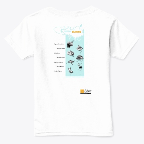 Juweria White  T-Shirt Back
