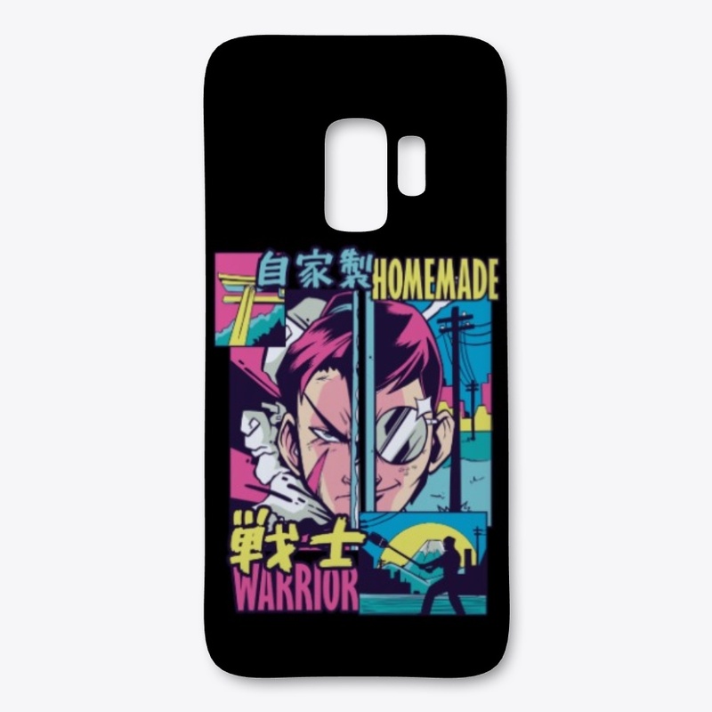 Anime Vaporwave Homemade Warrior