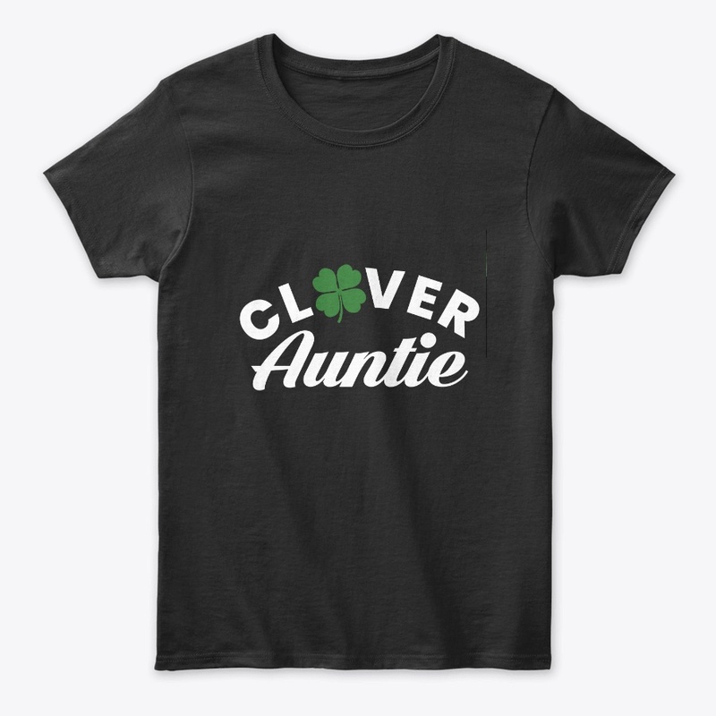 Clover Auntie Black Merch