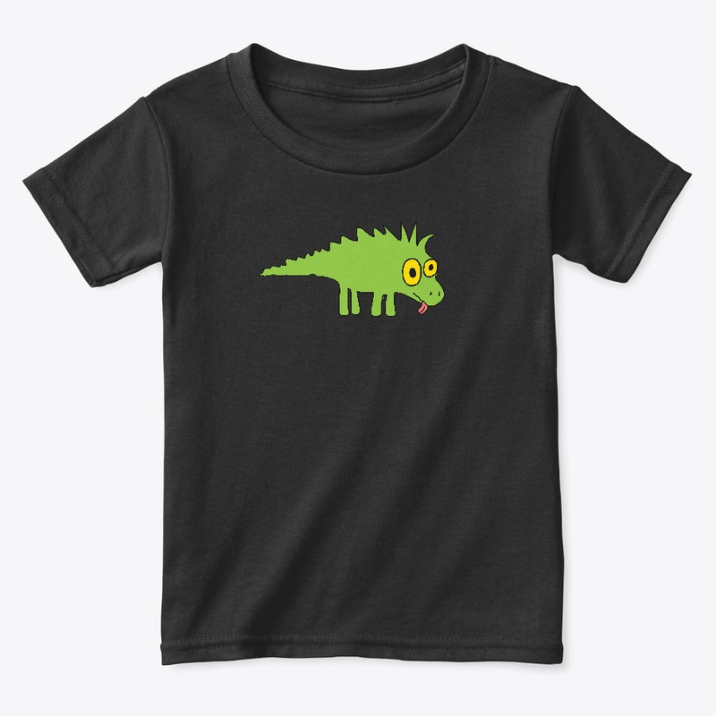 Derposaurus. Weird cute dinosaur design.
