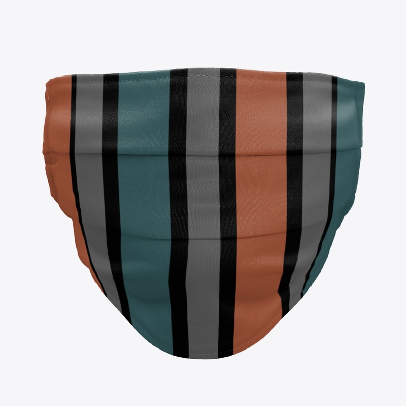 vertical vintage line - retro colors