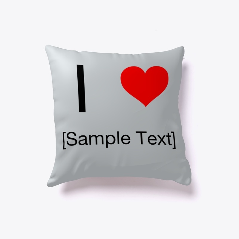 I Love [Sample Text]
