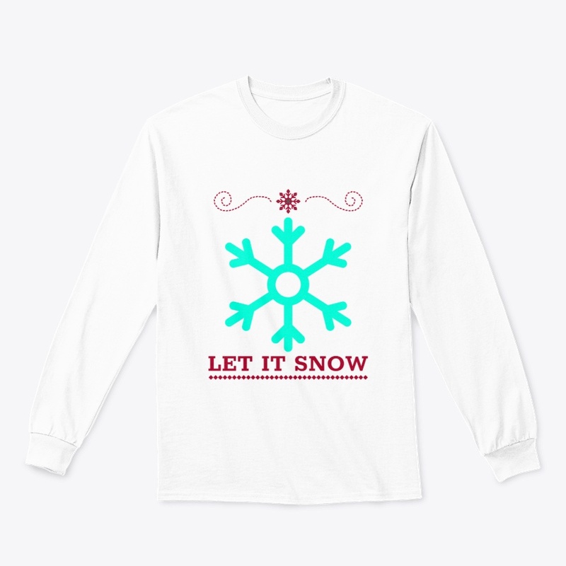 Christmas Let It Snow Flake