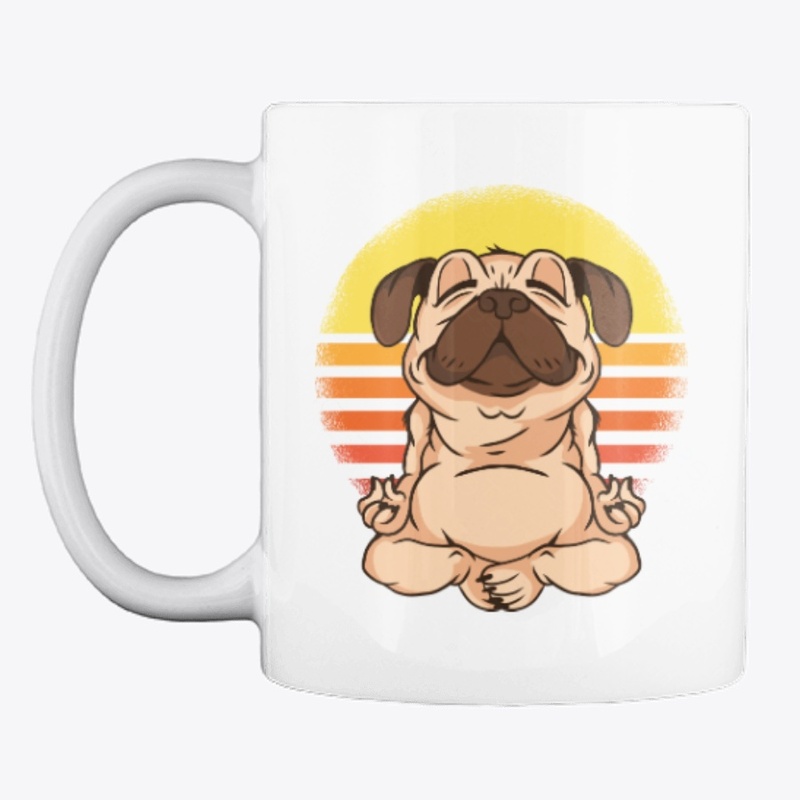 Pug Yoga Gift For Yogi And Dog Lover