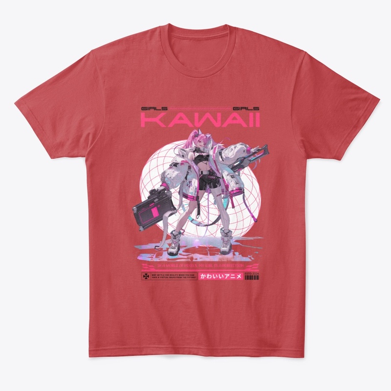 Kawaii Japan Anime Girl Y2K Futuristic