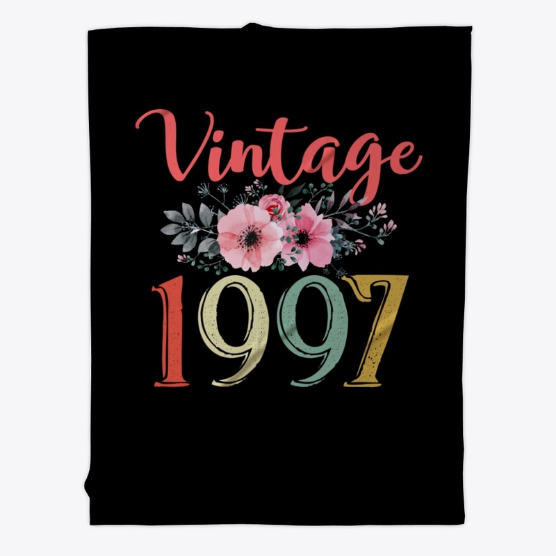 Vintage 1997 Floral 23rd Birthday Gift