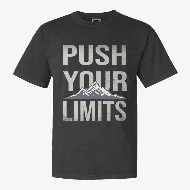 Push Your Limits Typography T-shirt