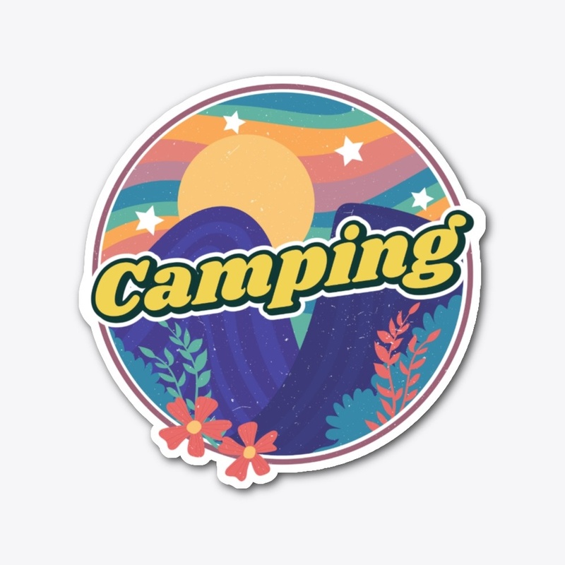 Camping Outdoors Stars Sunset Hills 
