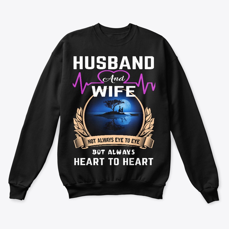 Husband and wife, heart to heart