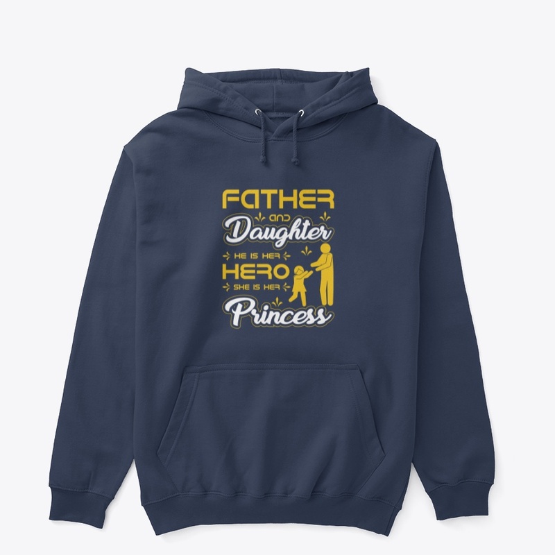 Father and Daughter T Shirt Design