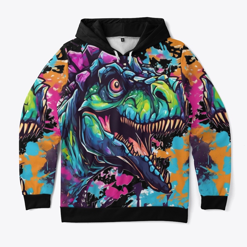 "Dino Graffiti: Roaring Street Art"