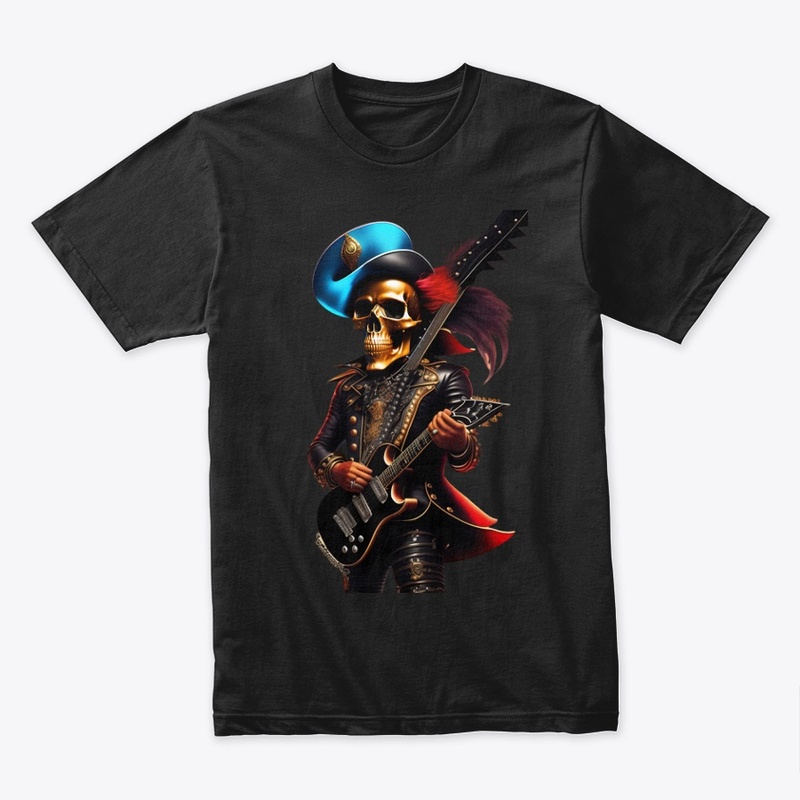 Dead Pirate Playing Guitar