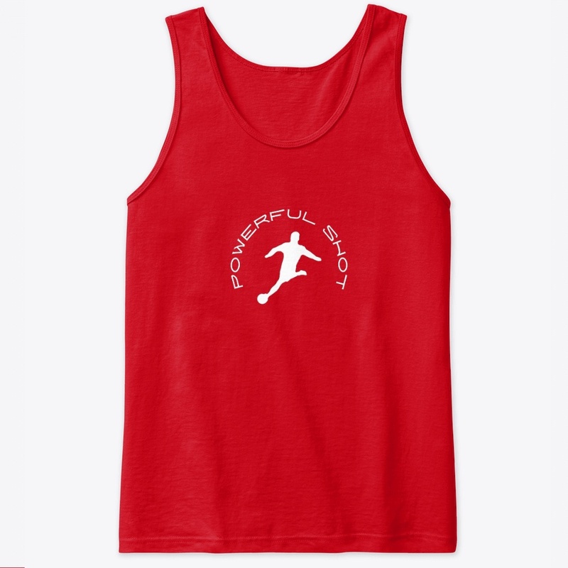 Soccer: Powerful Shot 1 White Logo