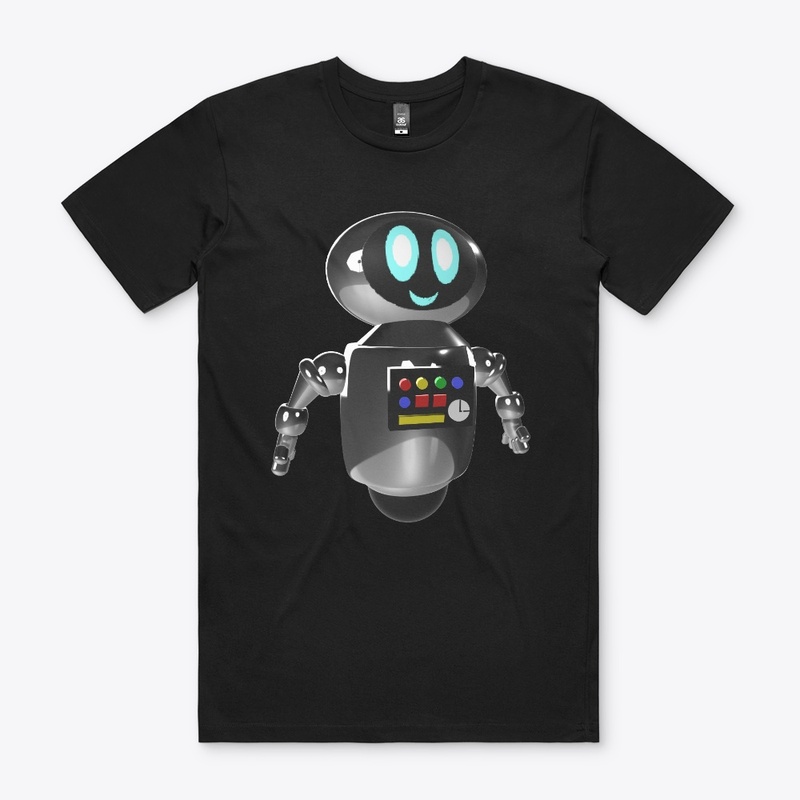 Cute Robot with button