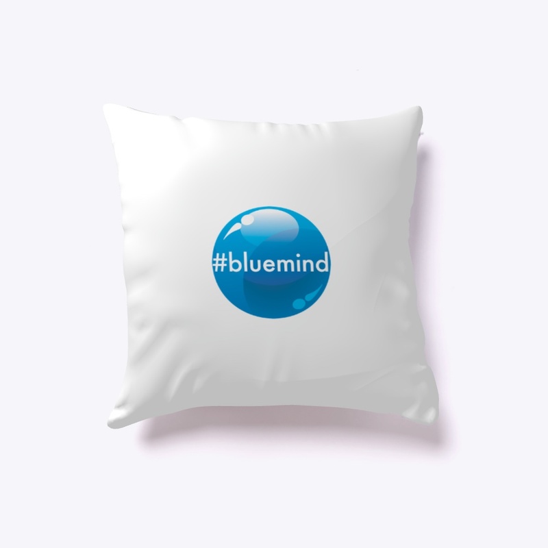 Practice #bluemind pillow.