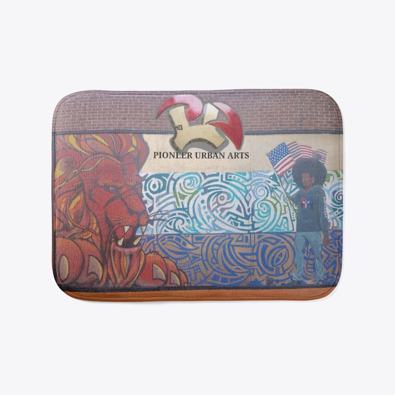PUA413 Mural Bathmat