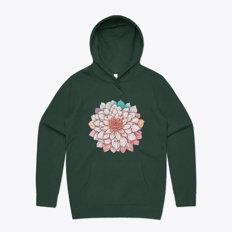 Colorful Dahlia Bloom Flower