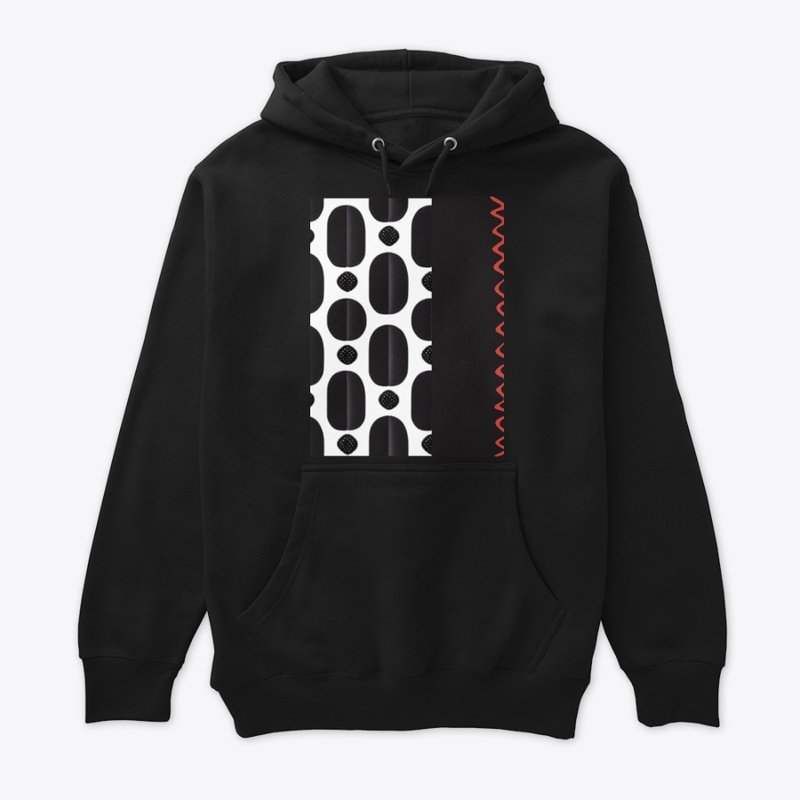Abstract Black Beads