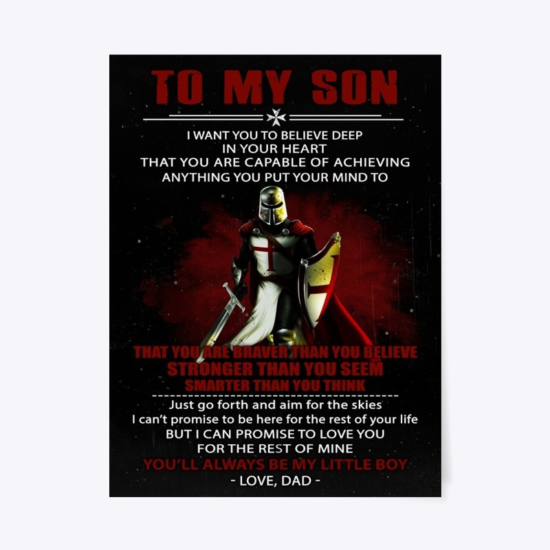 Knight poster Dad to son