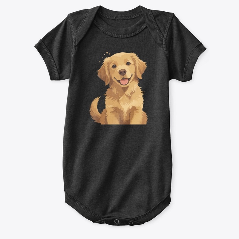 Happy Golden Retriever Puppy
