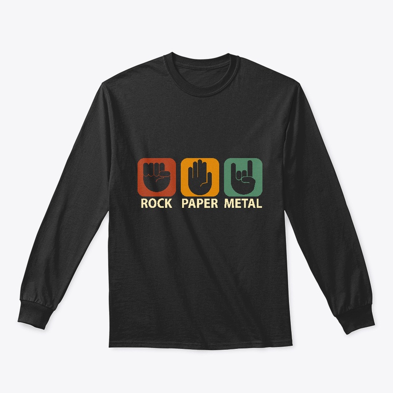Rock Paper Metal Heavy Metal Humor