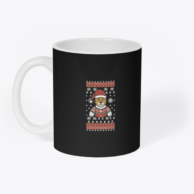 Vector ugly christmas t shirt design