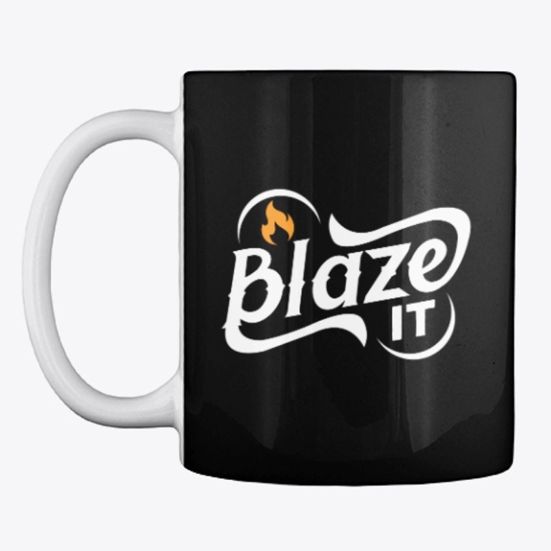 Blaze It! White on Black 2