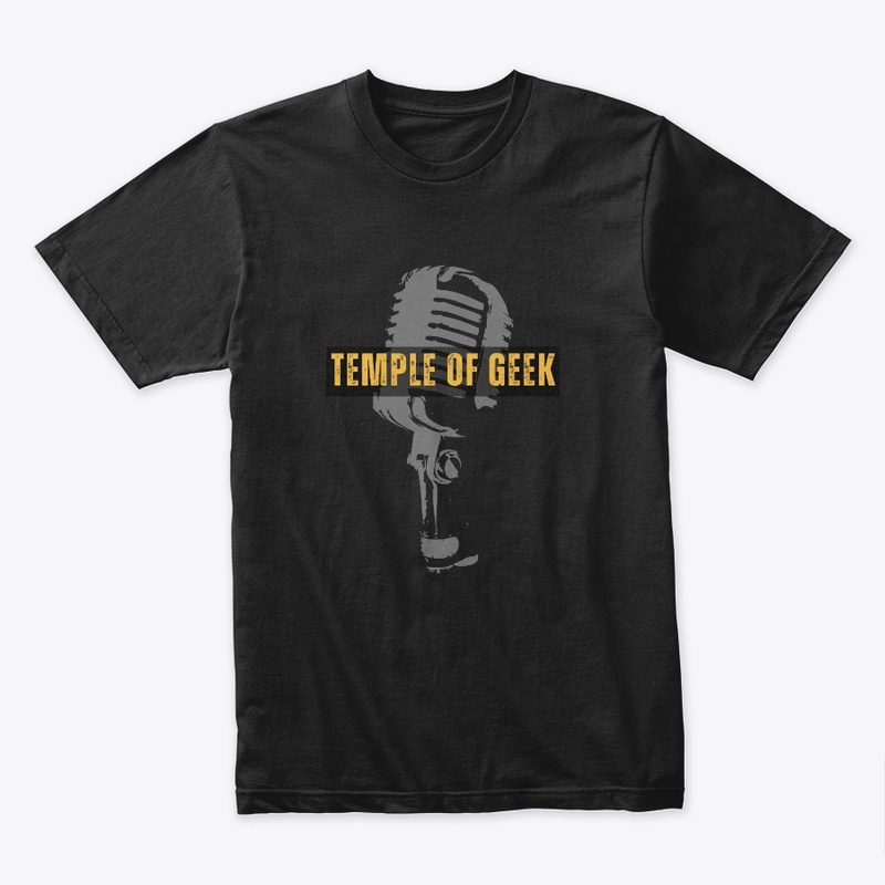 Temple of Geek Podcast Microphone Tee