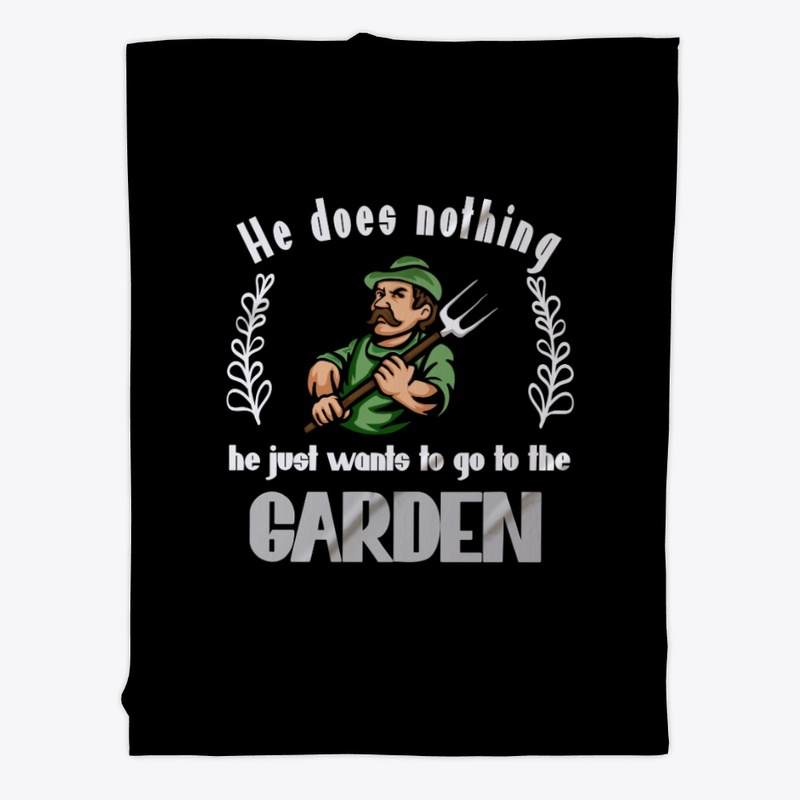Gardener just wants to go to the garden.