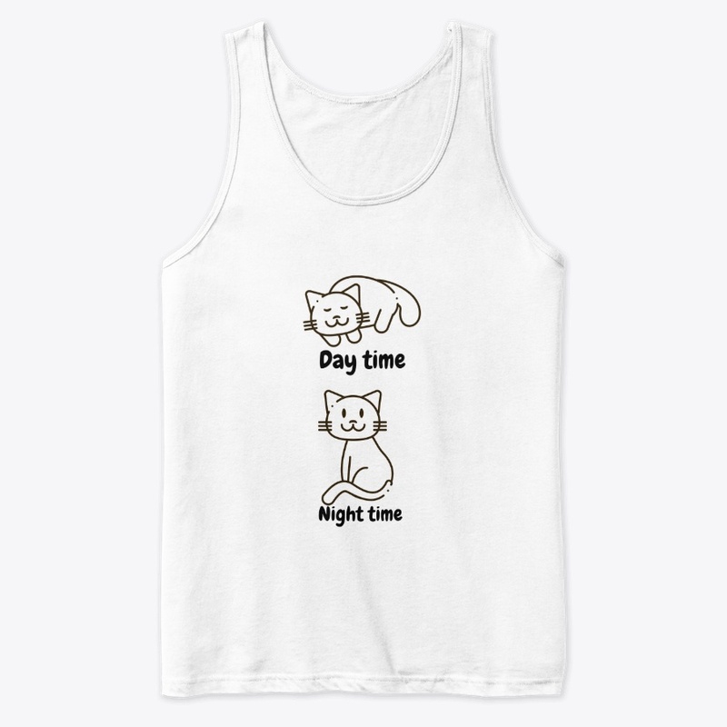 Day time Night time Cat