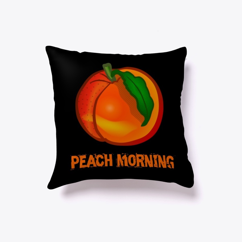 Peach morning Pillow