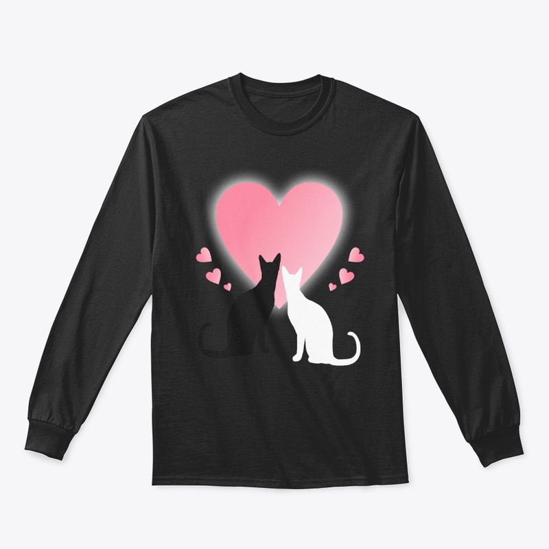 Cat Couple in Love