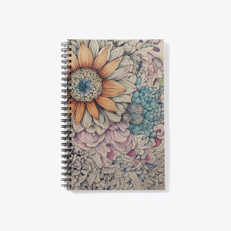 Zen Tangle Flower Harmony