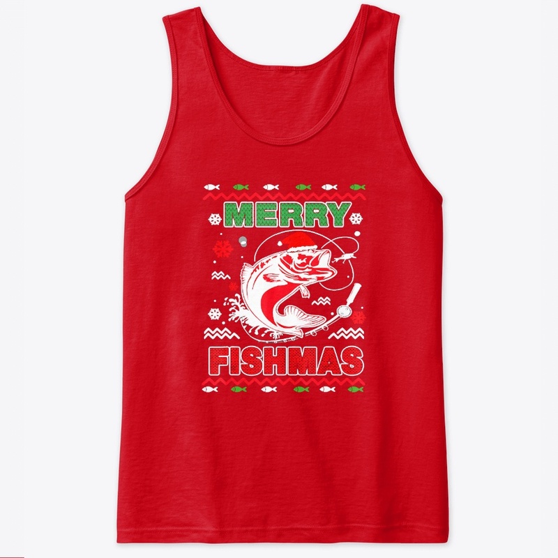 Ugly Fishing Christmas Bass Fish Apparel