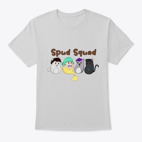 Spud Squad Light Steel T-Shirt Front