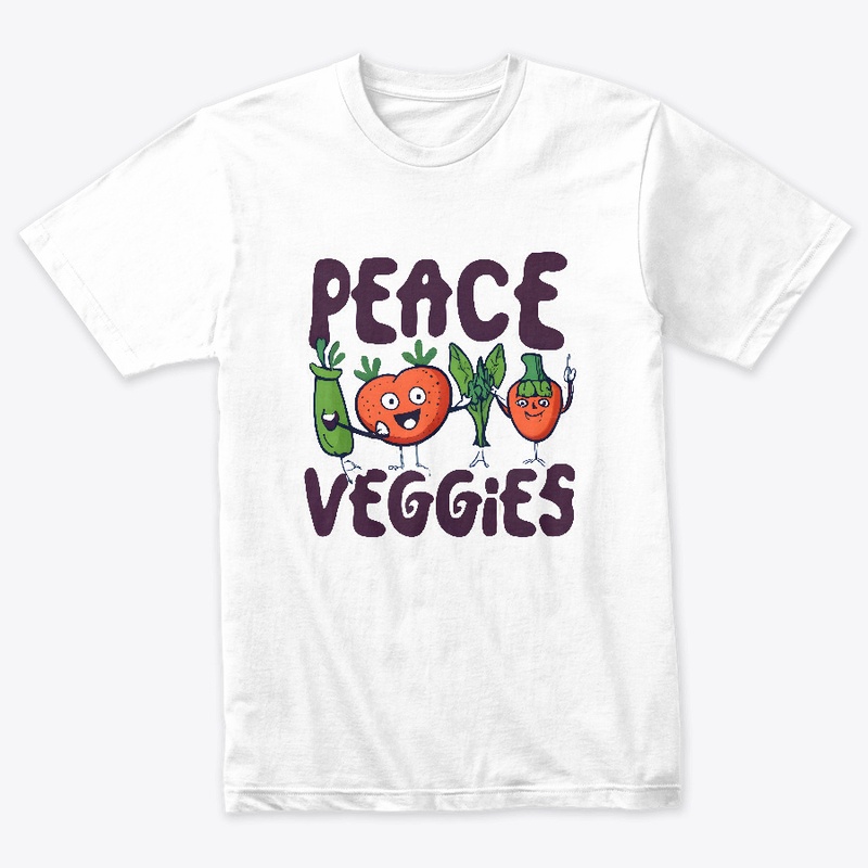 Peace Love Veggies T-shirt