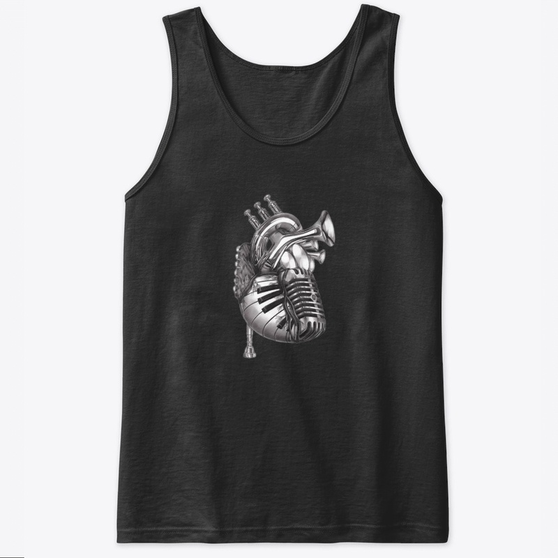 Heart music T-shirt