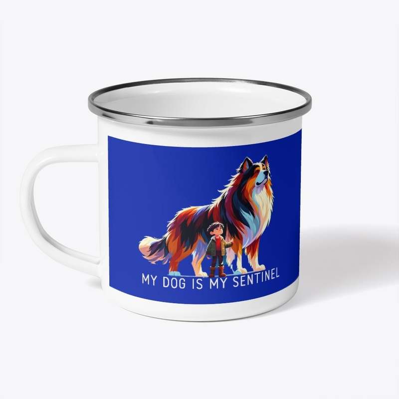 My Dog Is My Sentinel-Multicolor