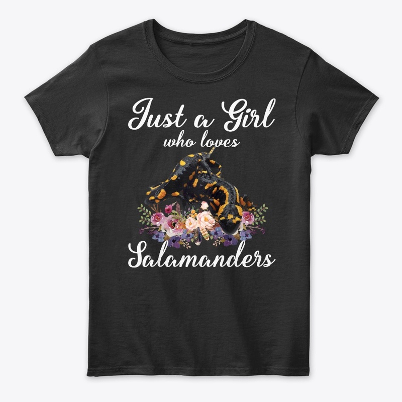 Girl Loves Salamanders Flower Style