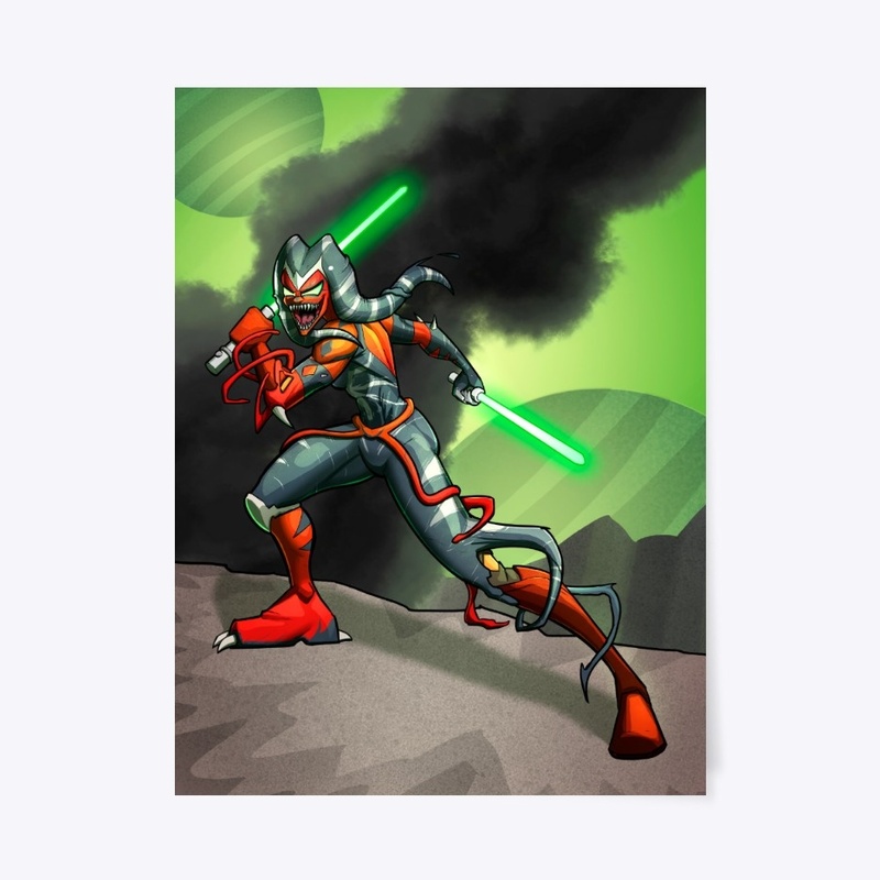 The Goopy Duel-Wielder POSTER
