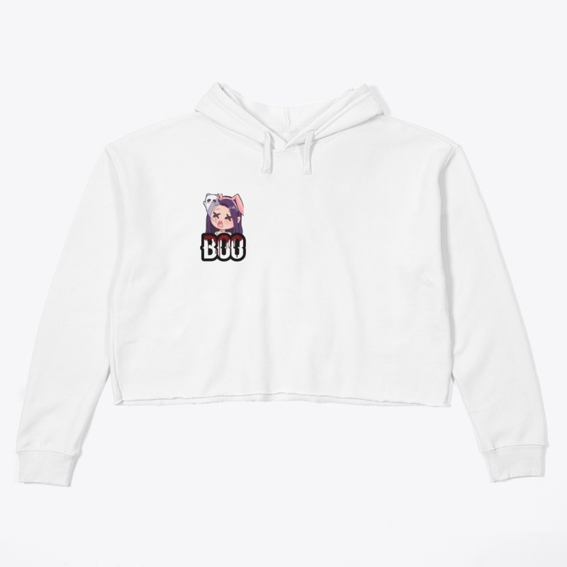 BOO Crop Hoodie
