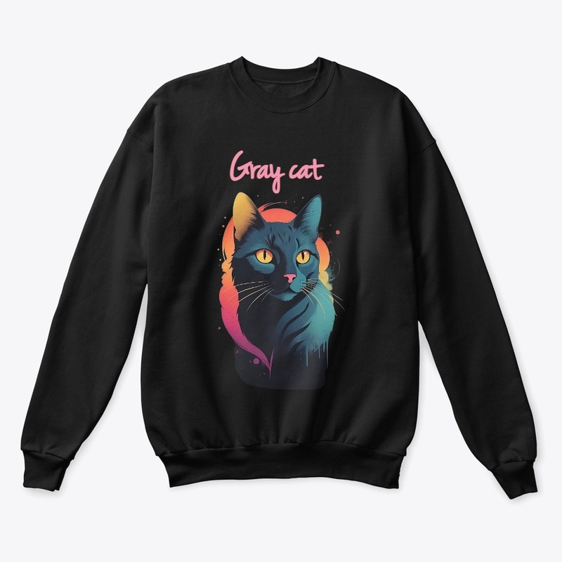 gray cat 