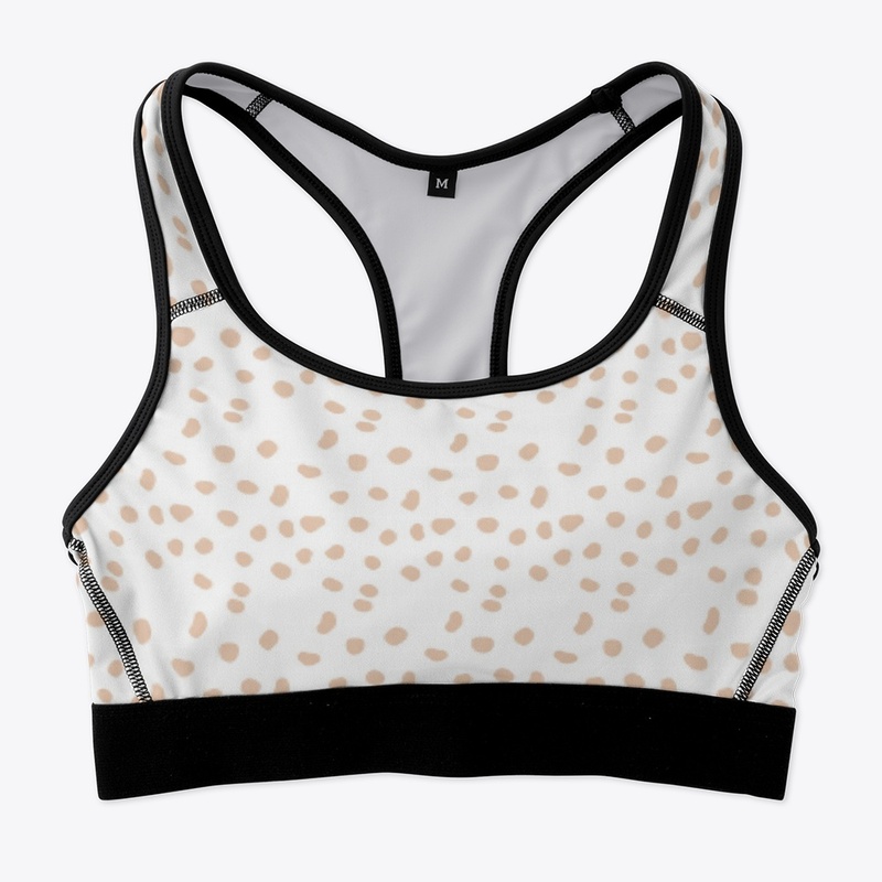 Brown 🟤 Multi-shaped Particles' Bra
