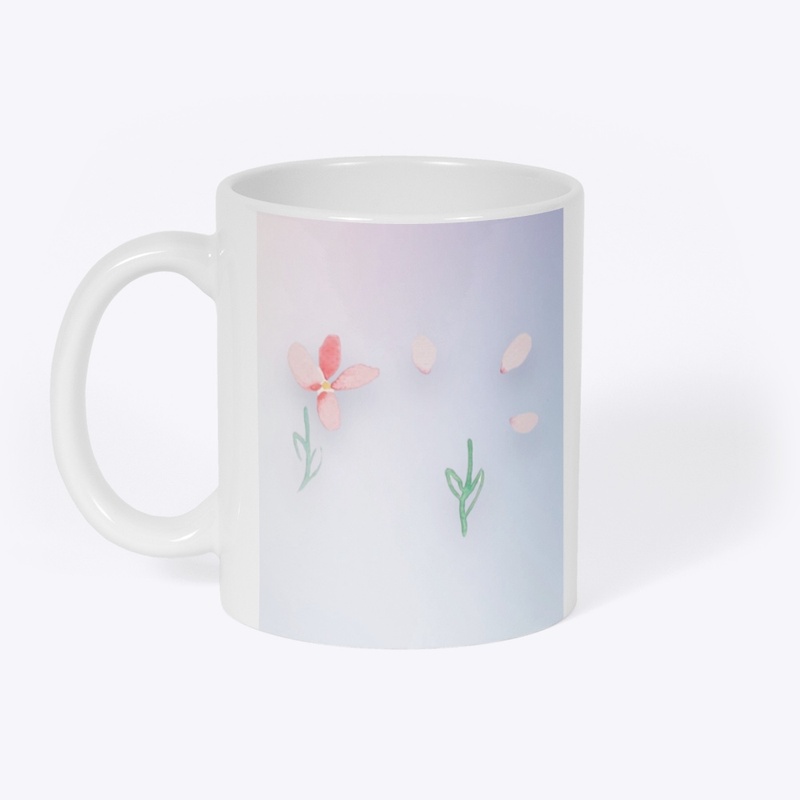 Drifting flower mug
