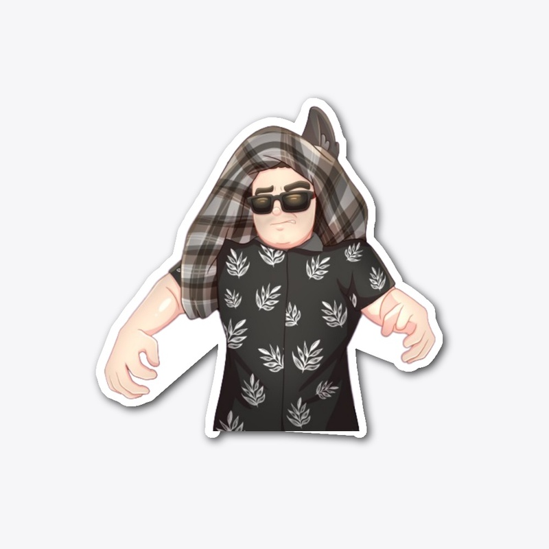 Caleb the Eator Logo Sticker