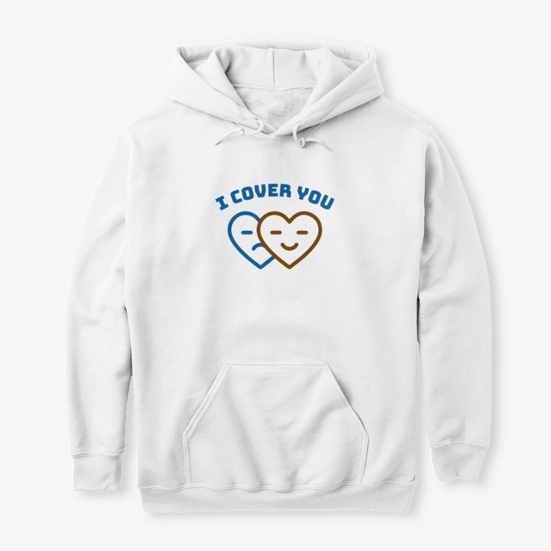 I cover you hearts blue