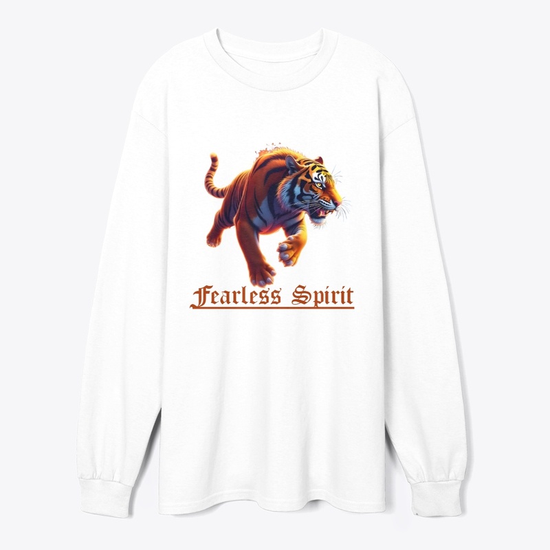 Fearless Spirit Tiger Graphic T-Shirt